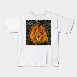 African Lion Kids T-Shirt